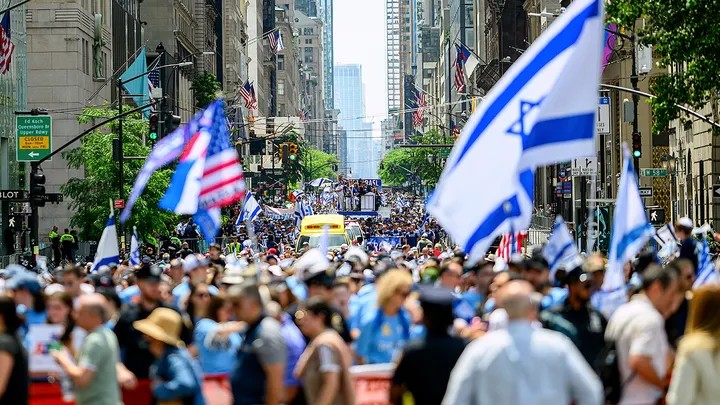 Desfile por Israel en Nueva York con participación de la comunidad judía
